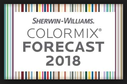 2018 Color Forecast By Sherwin Williams